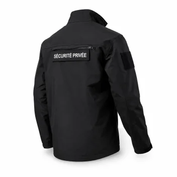 Softshell sécurité privée Noir – GK SAFETEK