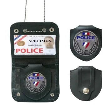 Porte carte de cou professionnel Patrol Noir *
