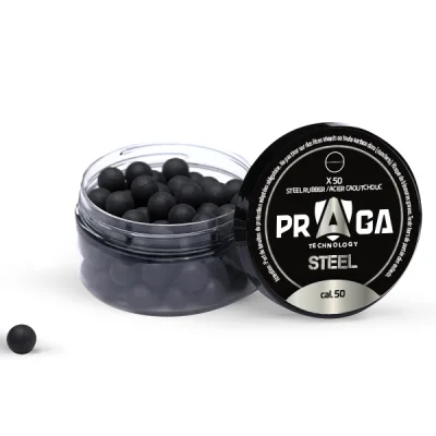 Billes en Caoutchouc / Acier x50 Cal. 50 Praga Noir *