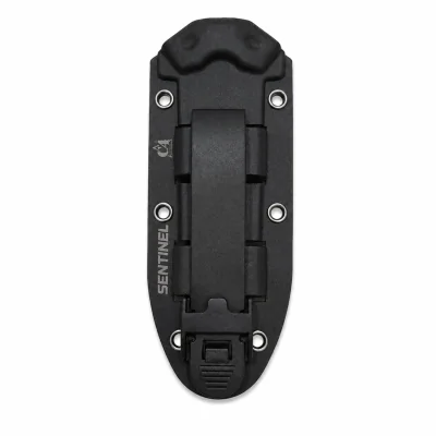 Couteau Tactique de survie SENTINEL Lame fix 11.2cm C4 Tactical Noir *