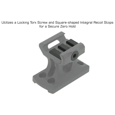 Support T1 ultra-fin, co-témoin inférieur 1/3 UTG Noir *
