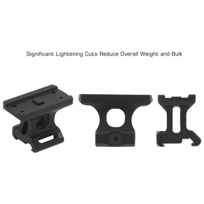 Support T1 ultra-fin, co-témoin inférieur 1/3 UTG Noir *