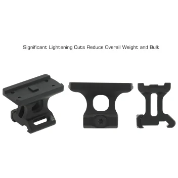 Support T1 ultra-fin, co-témoin inférieur 1/3 UTG Noir *