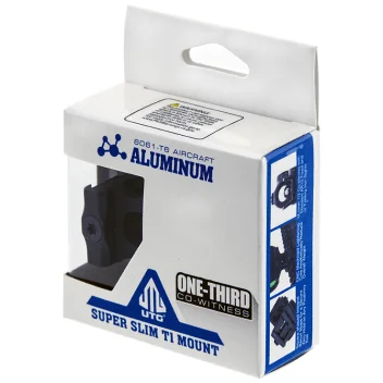 Support T1 ultra-fin, co-témoin inférieur 1/3 UTG Noir *