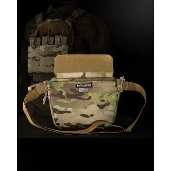 Poche pour Porte Plaque Amina Dangler Pentagon Multicam *
