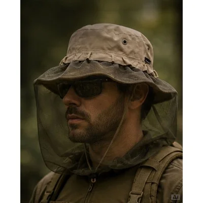 Moustiquaire de tête DARIEN Pentagon Olive *