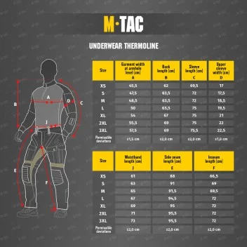 Sous-vêtements thermiques H/B ThermoLine M-Tac Coyote Brown *