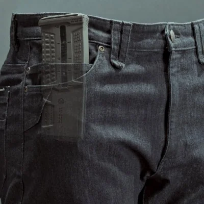 Pantalon Jeans JASON Pentagon Noir *