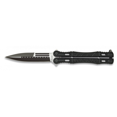 Couteau Papillon Noir. Lame mixte LL10.4CM