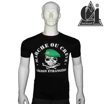 T-Shirt Marche ou Crève + Code d'Honneur Légion Étrangère