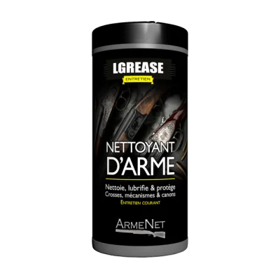 LGREASE EO 36 LINGETTES NETTOYAGE ET PROTECTION DES ARMES