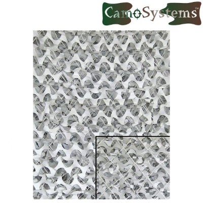 Filet de camouflage militaire 3x3m Blanc