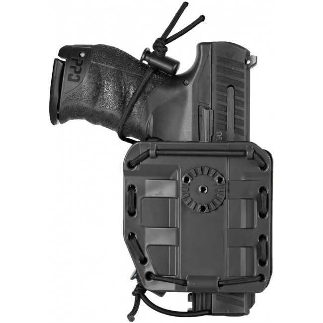 Holster ambidextre Bungy pour toute arme de poing Noir
