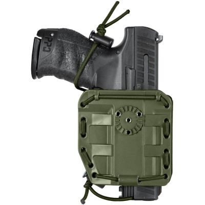 Holster ambidextre Bungy pour toute arme de poing Vert Od