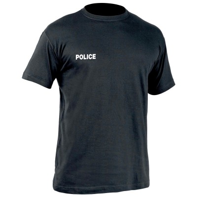 T-shirt Strong Police Noir