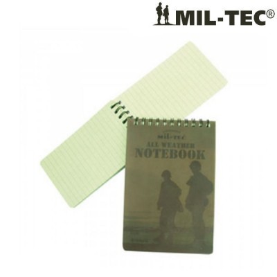 Carnet étanche 100 x 150 mm.