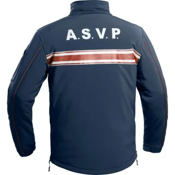 Veste Softshell A.S.V.P. ONE Bleu Marine Foncé