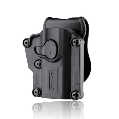 Holster OWB Polymère Mega-Fit universel réglable Noir*