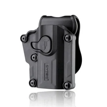 Holster OWB Polymère Mega-Fit universel réglable Noir