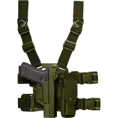 Plaque de cuisse 2 sangles Vert Od