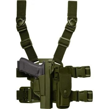 Plaque de cuisse 2 sangles Vert Od