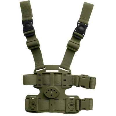 Plaque de cuisse 2 sangles Vert Od