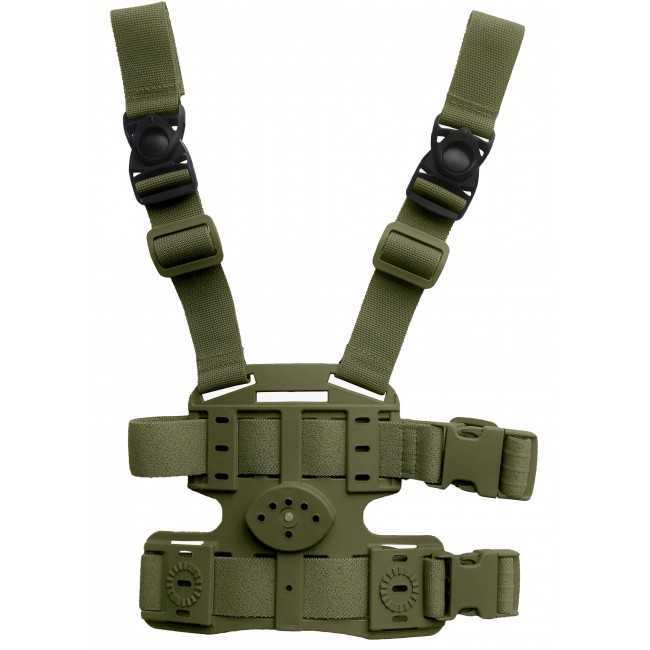 Plaque de cuisse 2 sangles Vert Od Plaque de cuisse 2 sangles Vert Od