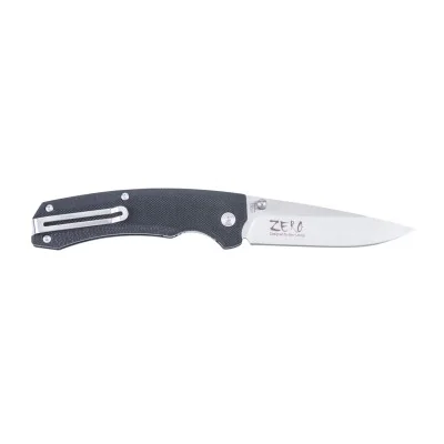Couteau de poche G10 LINERLOCK Zero BK, Lame 8cm