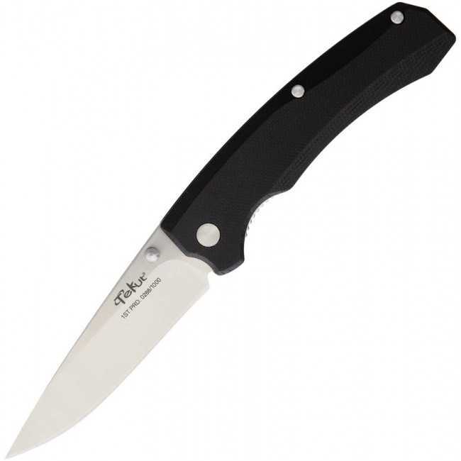 Couteau de poche G10 LINERLOCK Zero BK, Lame 8cm