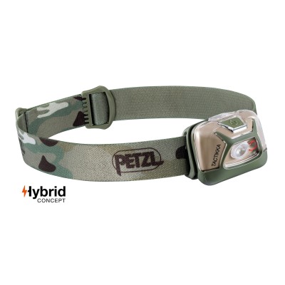 Lampe frontale Hybrid éclairage 2 couleurs Tactikka - 300 Lumens Camo