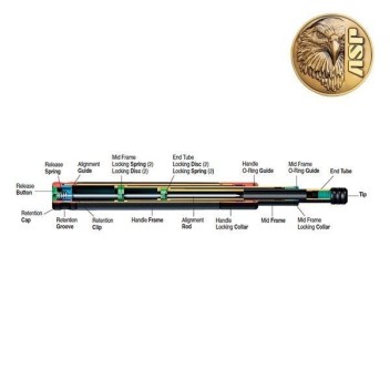 BATON TELESCOPIQUE TALON 40 AIRWEIGHT BOUTON