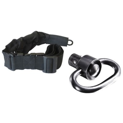 Sangle tactique 1 POINT AVEC EPAULETTE BLACK CYTAC