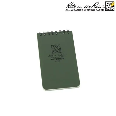 RITR-935 Carnet étanche CALEPIN 7.6X12.7 Vert Olive RITE IN THE RAIN by. ADAROM