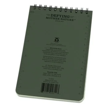Carnet étanche CALEPIN 10X15. 194 VERT RITR-946 by ADAROM