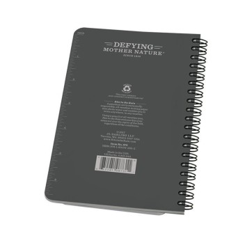 Carnet étanche 11.7x17.7  Gris
