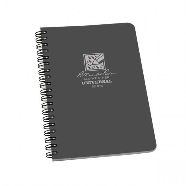 Carnet étanche 11.7x17.7  Gris
