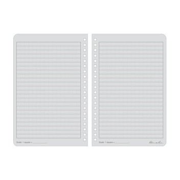 Carnet étanche 11.7x17.7  Gris