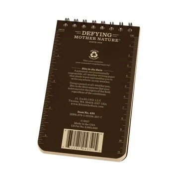 Carnet étanche CALEPIN 3X5" MARRON - Rite In The Rain by ADAROM
