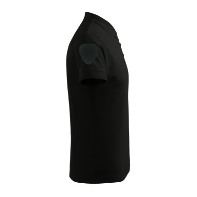 Polo Piqué 5 velcro POLICE Noir