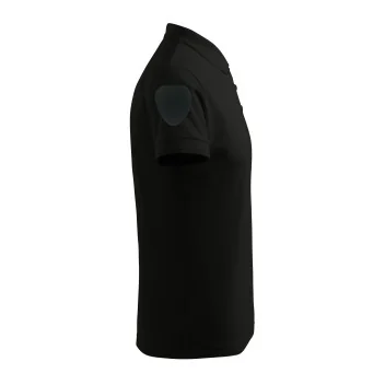 Polo Piqué 5 velcro POLICE Noir
