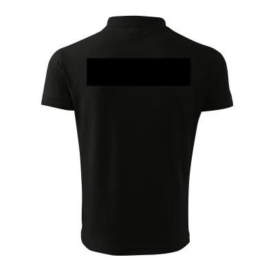 Polo Piqué 5 velcro POLICE Noir