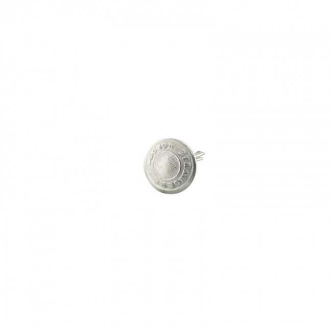 Bouton Légion 10mm Tige Argent Mat