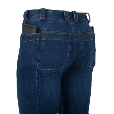 Pantalon COVERT TACTICAL Jeans Bleu Usé Vintage